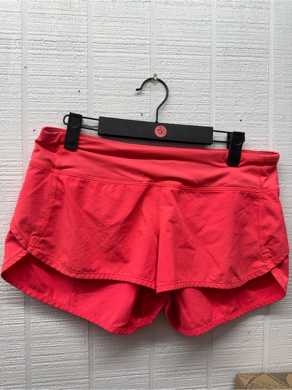 lululemon athletica Coral Pink Athletic Speedup Shorts